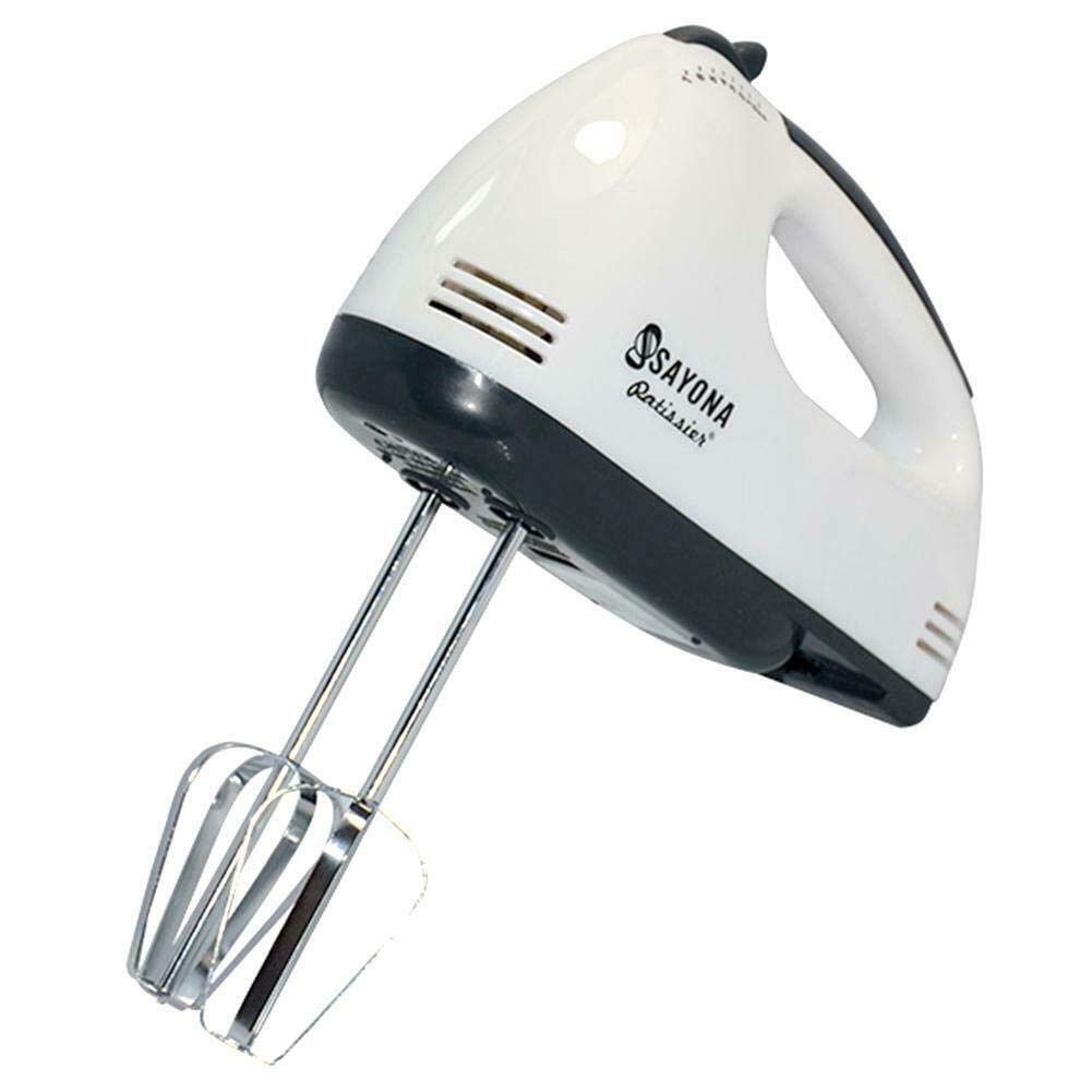  CPEX Hand Mixer Easy Mix-300W with 7 Speed Control & Detachable Stainless-Steel Finish Beater & Whisker